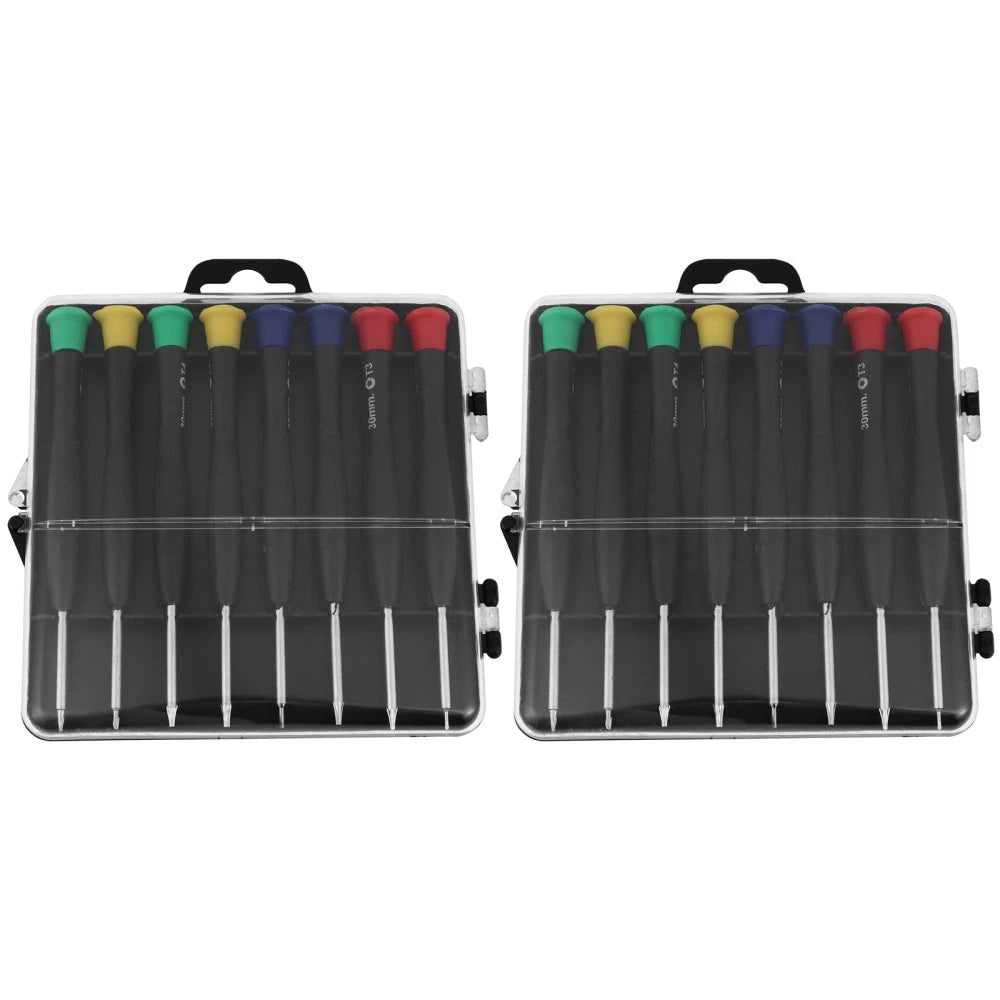 16 Pcs Screwdriver Set Household Durable Screwdrivers Watch Repair Tools