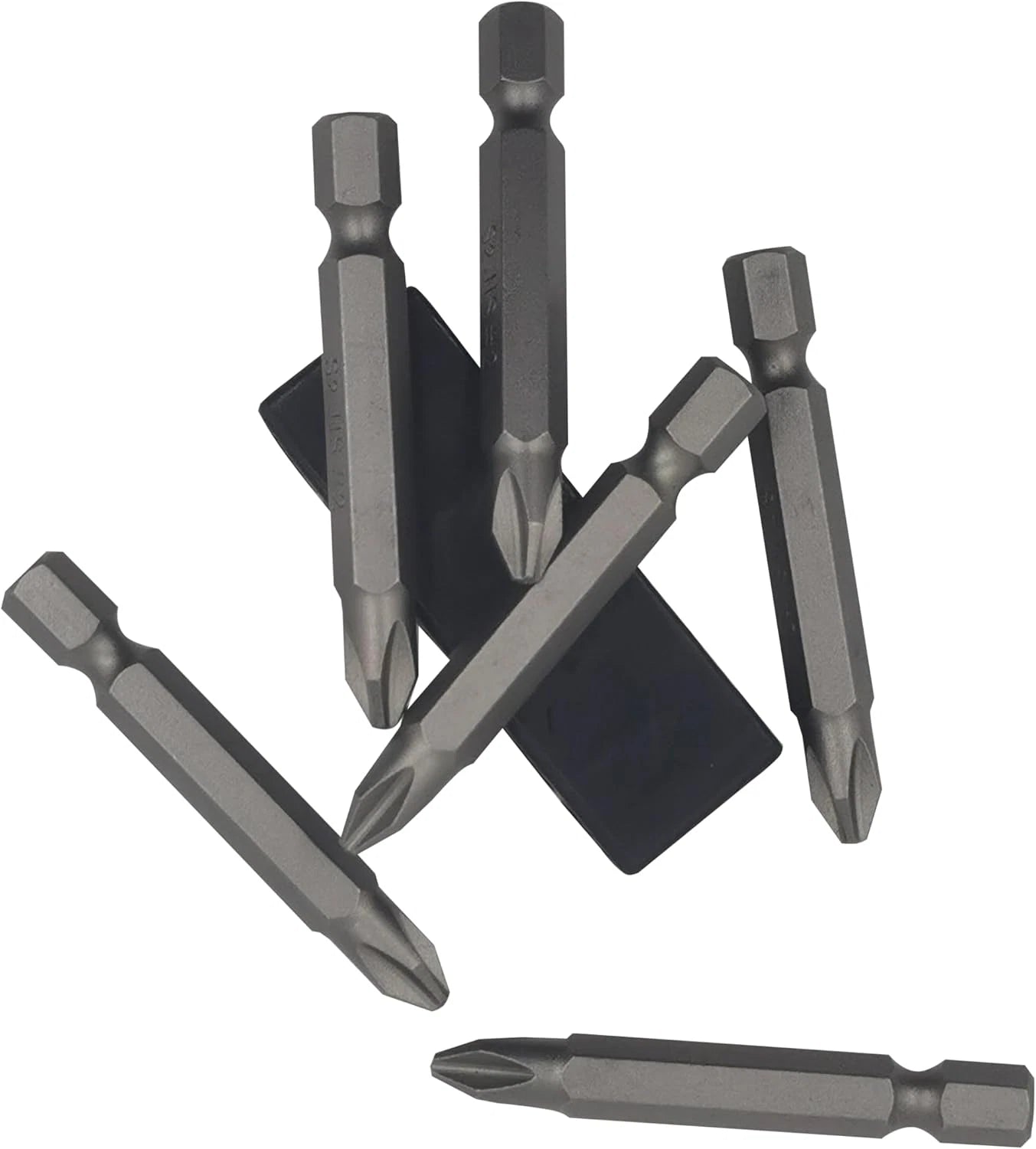 6Pcs 50Mm JIS Screwdriver Bit Set with Magnetic Tip,1/4 Hex Shank, S2 Alloy Stee