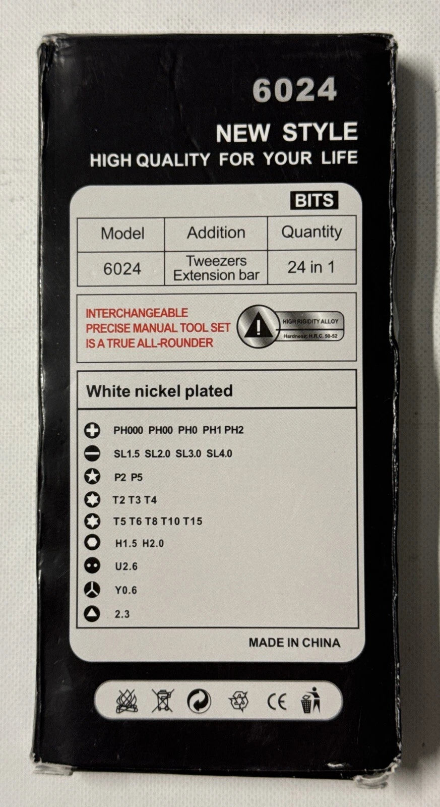 24 In 1, Screw Driver Set, 6024