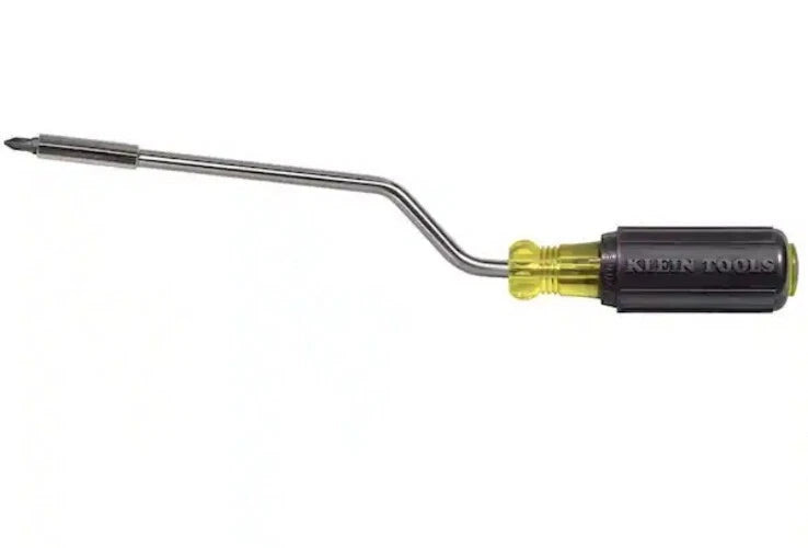 Klein Tools 6 In. Interchangeable Rapi-Driv Screwdriver- Cushion Grip Handle