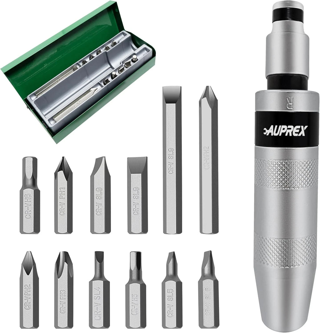 Juego de destornilladores manuales de impacto manual 1/2 pulgadas, 12 piezas