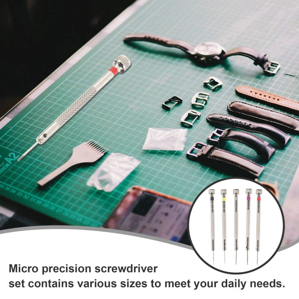 Flat Screwdriver Set Glasses Repairing Screwdrivers Watch Eyeglass