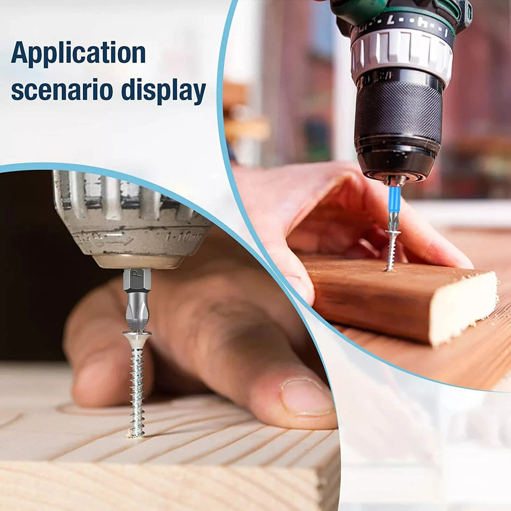 7~21 Magnetic screwdriver bit Bits set PH2 Anti-slip Hex Shank Screw Cross Head