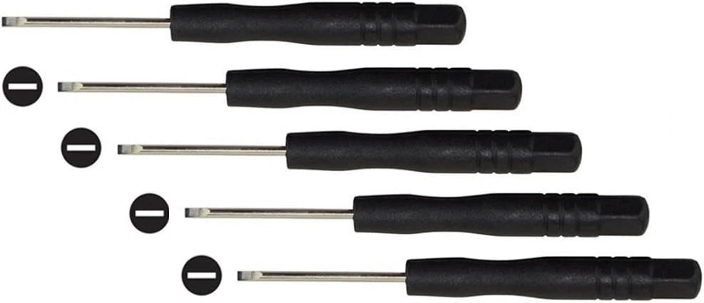 Set of 50 Slotted 2.0mm Flat Head Mini Screwdrivers Set Color: 50 Pcs