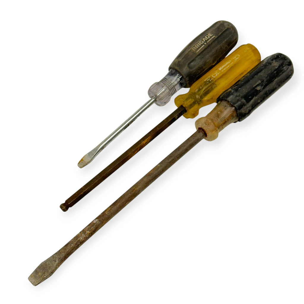 Bondhus, Brigade and Unbranded 5/16 in Hex Ball End, Slotted Screwdriver Set