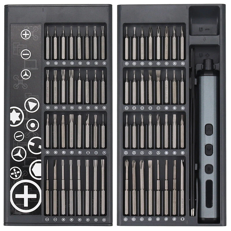 68 in 1 Precision Electric Screwdriver Cordless Magnetic Phone Repair Tool Set