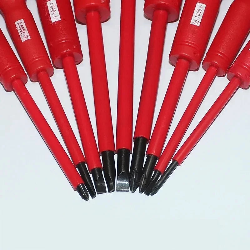 Insulated Screwdriver Set 1000V Magnetic Screw 9/10PCS Driver Slotted Phillips