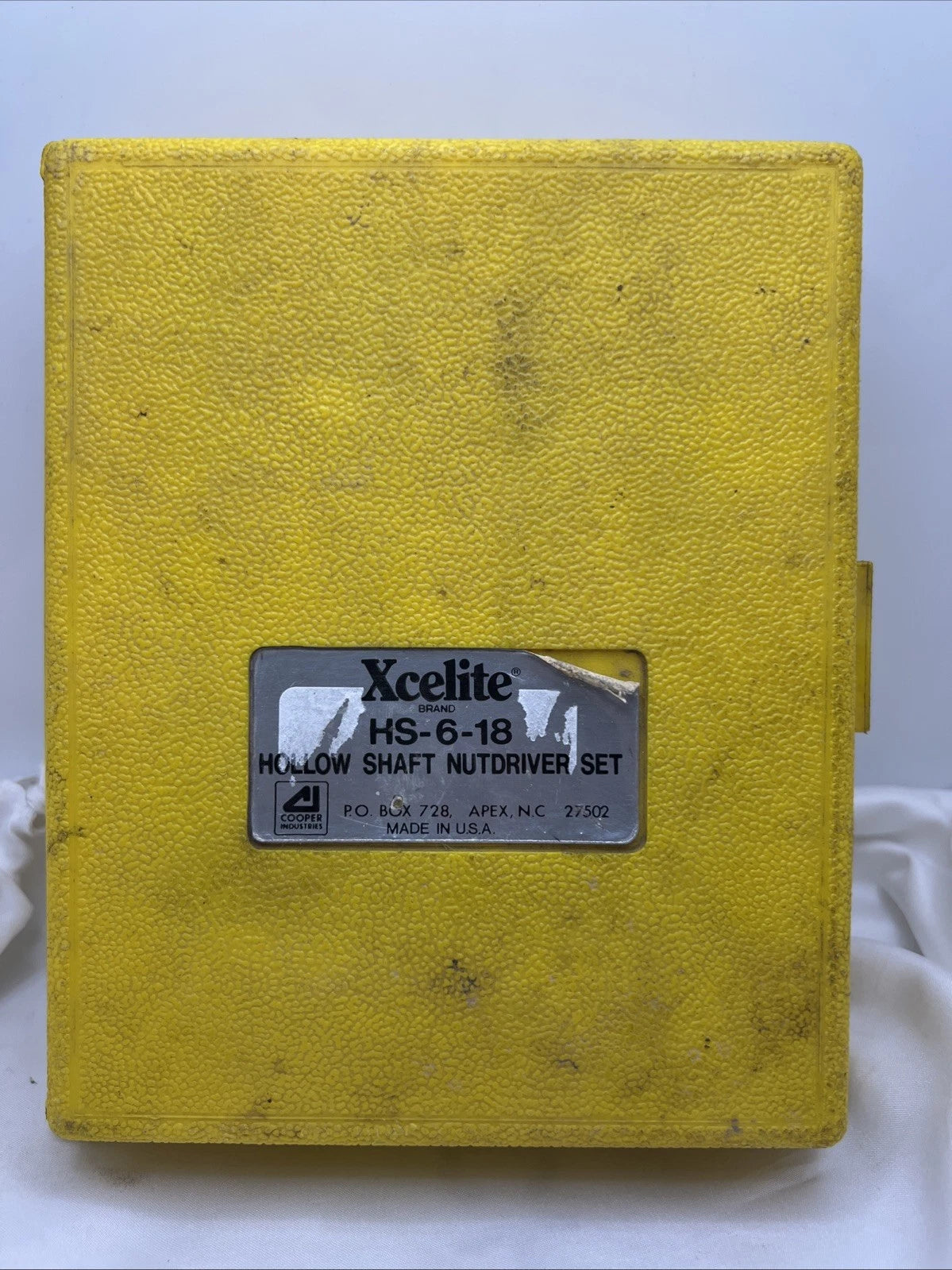 XCELITE Cooper Tools 10 PC Standard Hollow-Shaft Nutdriver Set HS-6-18 NOS USA