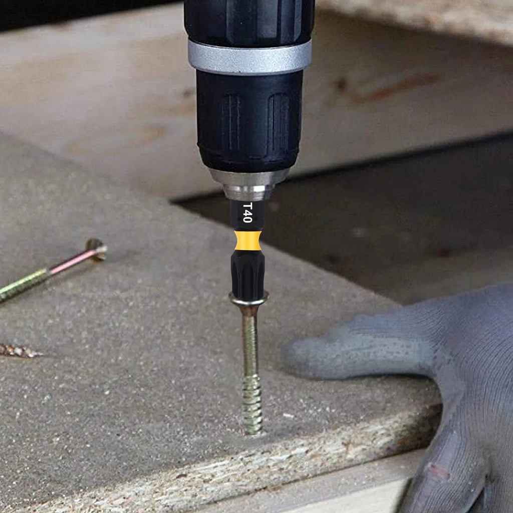 T40 Torx Bit Set 20-Piece Premium S2 Alloy Steel 1-inch Long Screwdriver Inse...