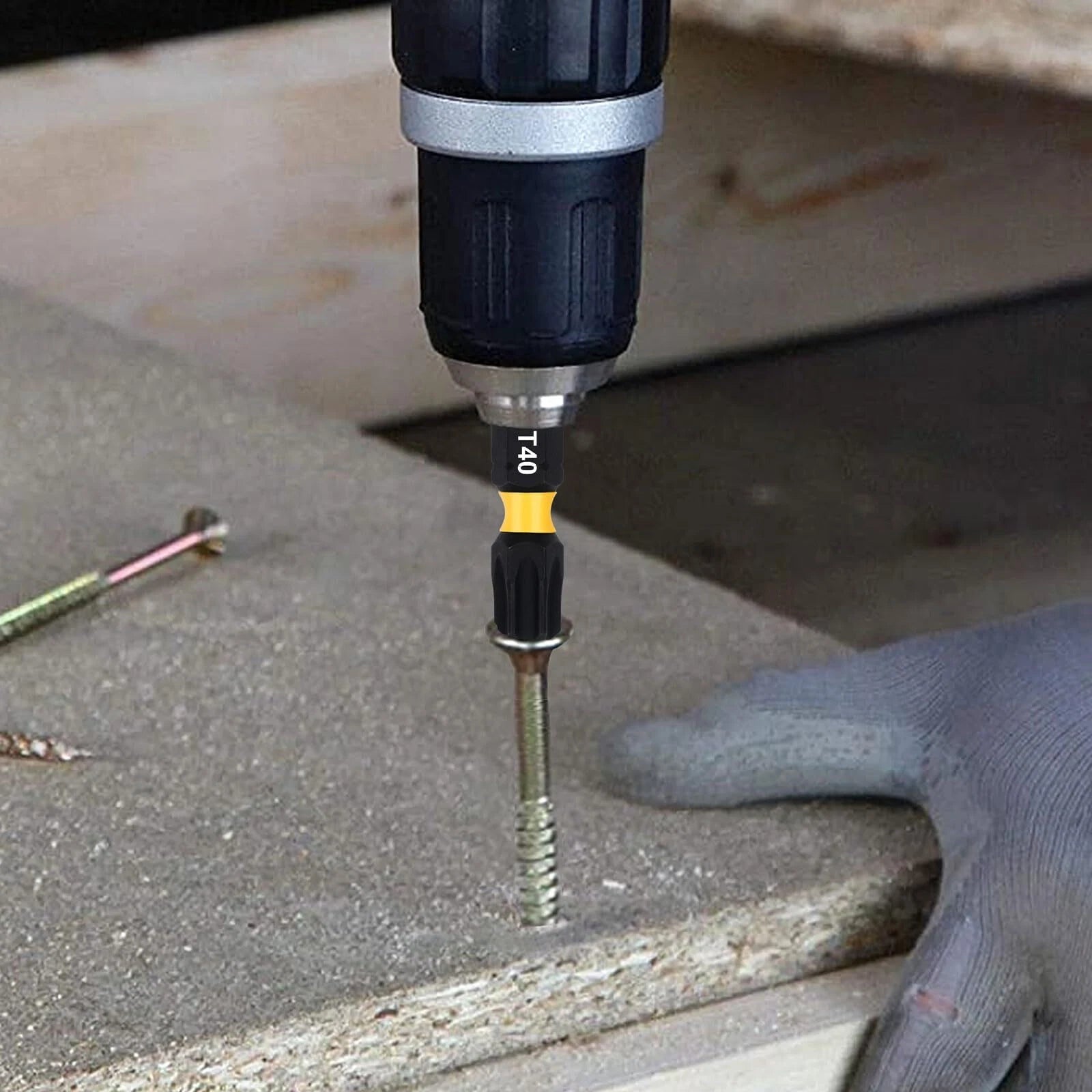 T40 Torx Bit Set 20-Piece Premium S2 Alloy Steel 1-inch Long Screwdriver Inse...