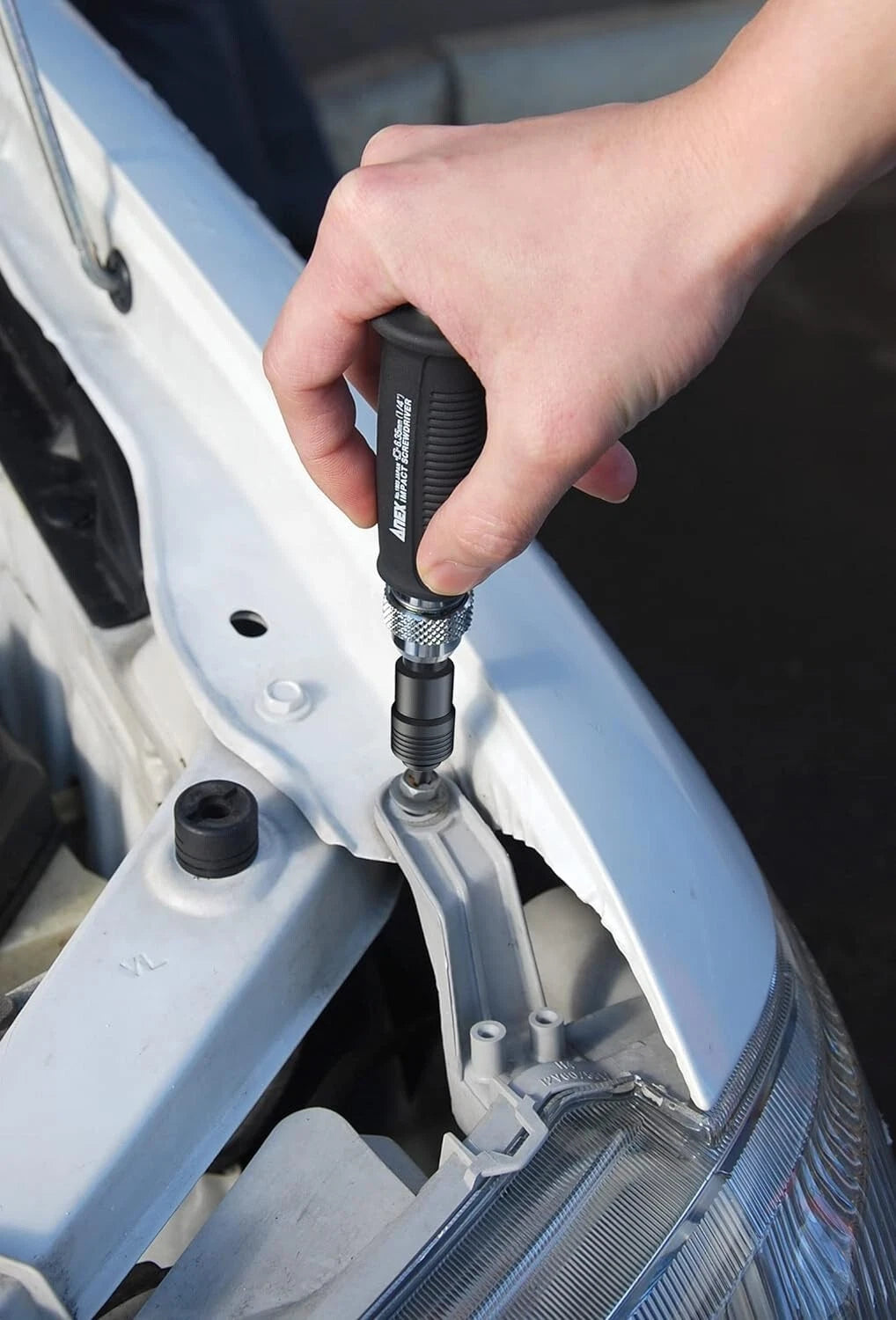 ANEX 1903-S Mini Impact Screwdriver with 4 Bits From Japan