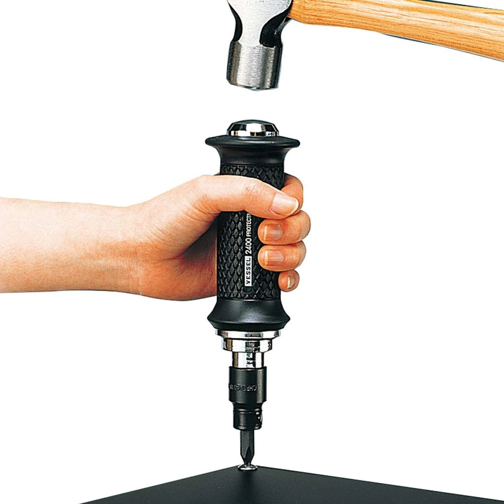 VESSEL BS2500 Impact Screwdriver Bits Heavy Duty 4 JIS Set Pcs 75