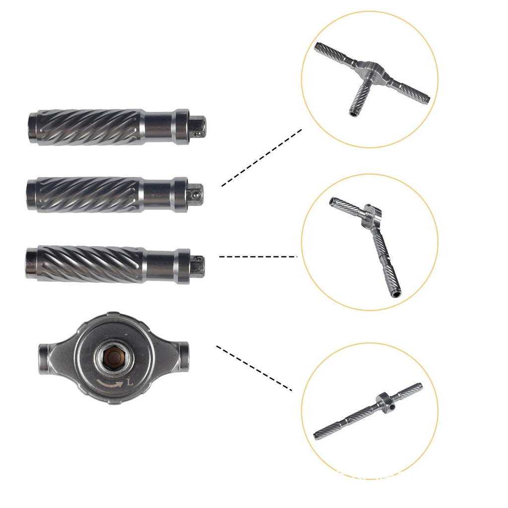 30 in 1 T-Type Multi-Purpose Ratchet  Screwdriver Bits Set DIY Toolbox