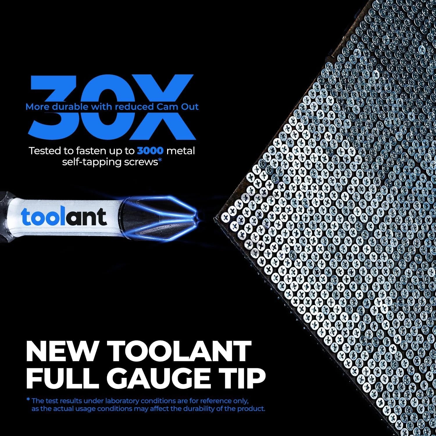 6 Inch Long Phillips Bit#2 Magnetic anti Slip Impact Screwdriver Bits Set,10Pcs