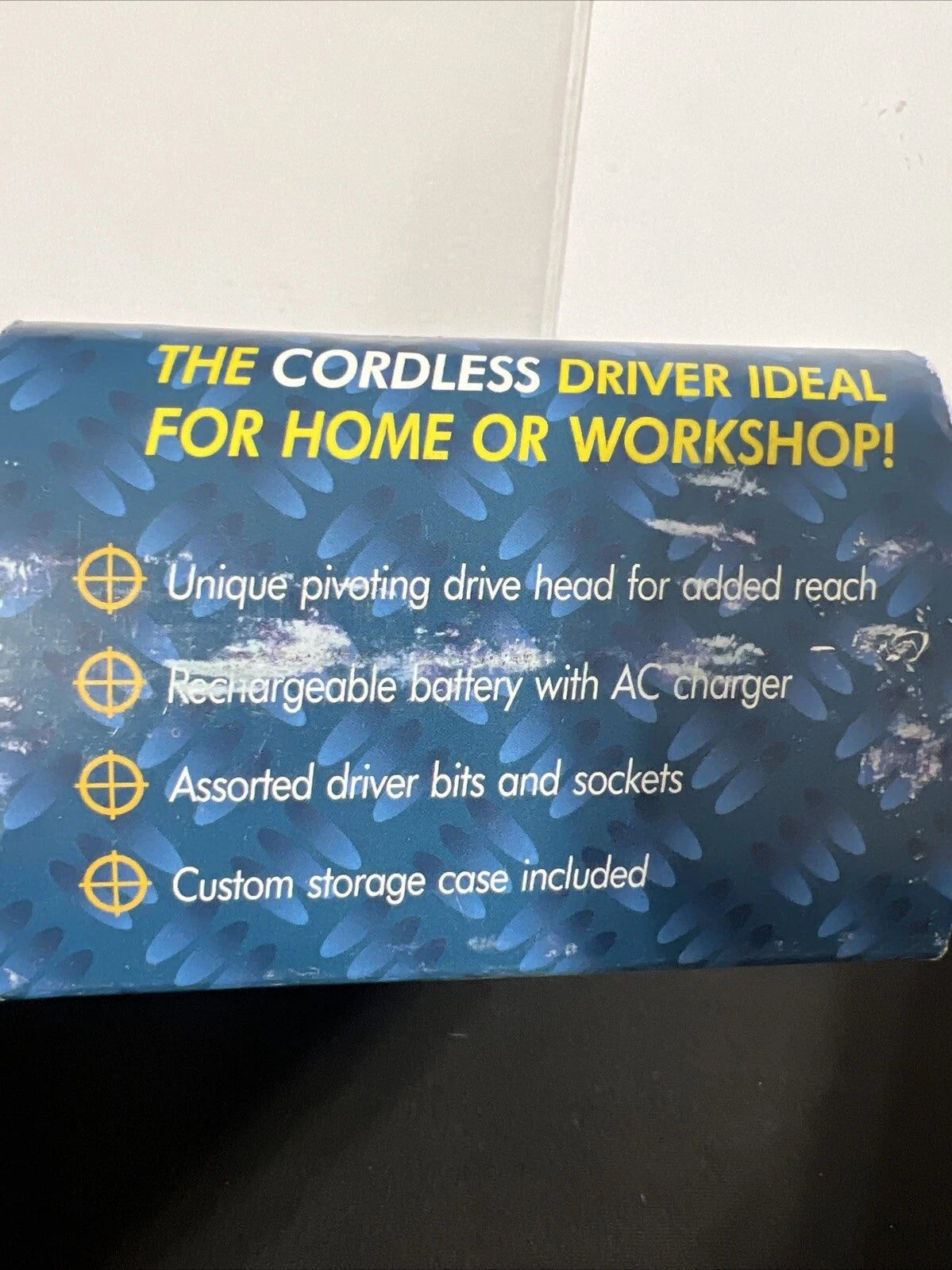 Rechargeable Screwdriver Set 41 Pieces 3.6V Pivoting Head. With Case. New Sealed