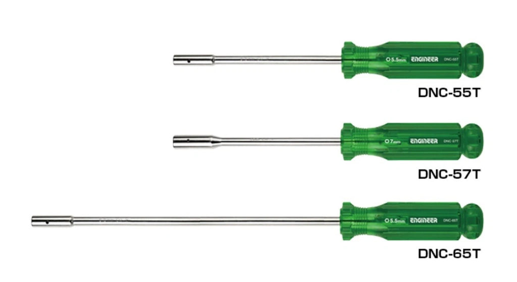 ENGINEER MAGNETIC NUT CATCH DRIVER (5.5, 7mm) DNC-55T, 57T, 65T