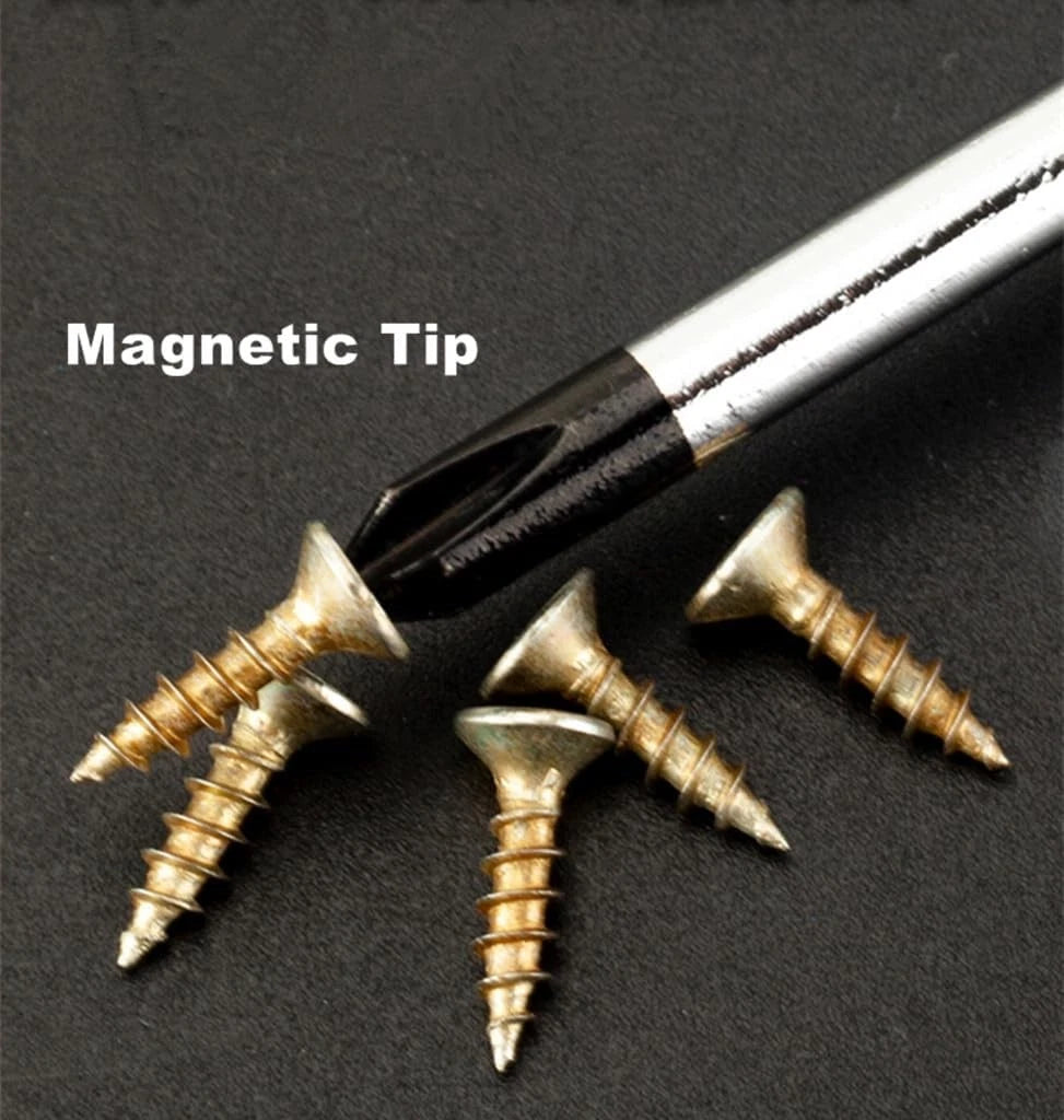 Screwdrivers Short Cross and Flat Magnetic Tip Screwdrivers Pocket Screwdrive