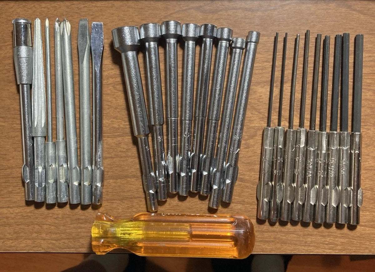 Vaco-Jensen Tools USA 25 Piece Screwdriver Nut drive Hex Allen Set FREE SHIPPING