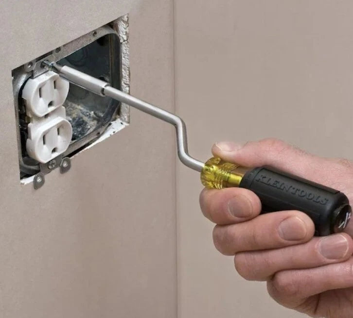 Klein Tools 6 In. Interchangeable Rapi-Driv Screwdriver- Cushion Grip Handle