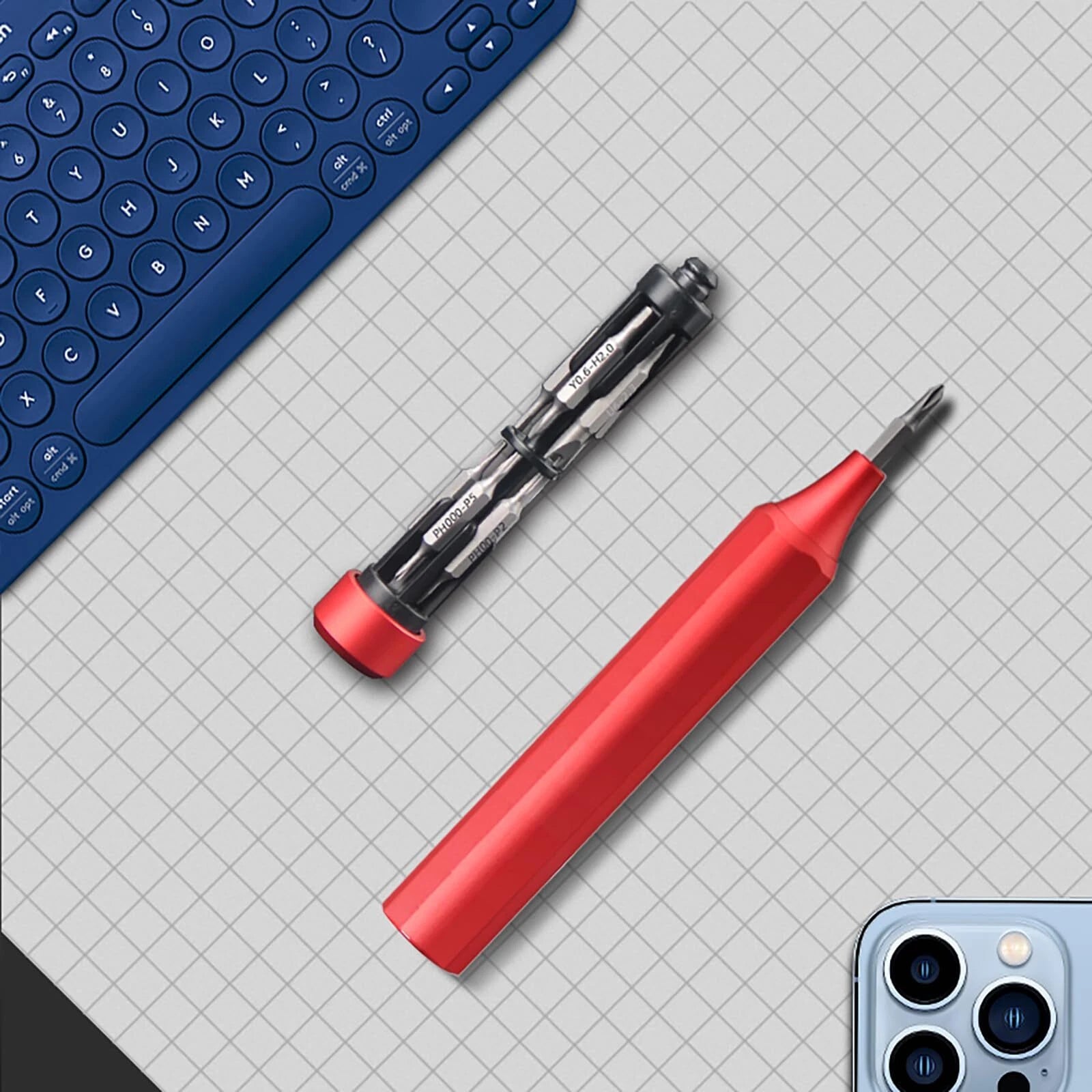 Screwdriver Set 22-in-1 Built In Manual Precision Screwdriver Set Screwdriver...