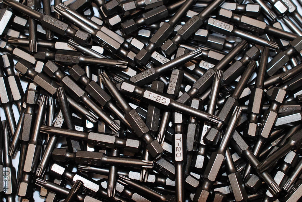 (25) Lexar Quick Change T20 Torx Star Drive Power Bits 2" Impact Duty S2 Drivers