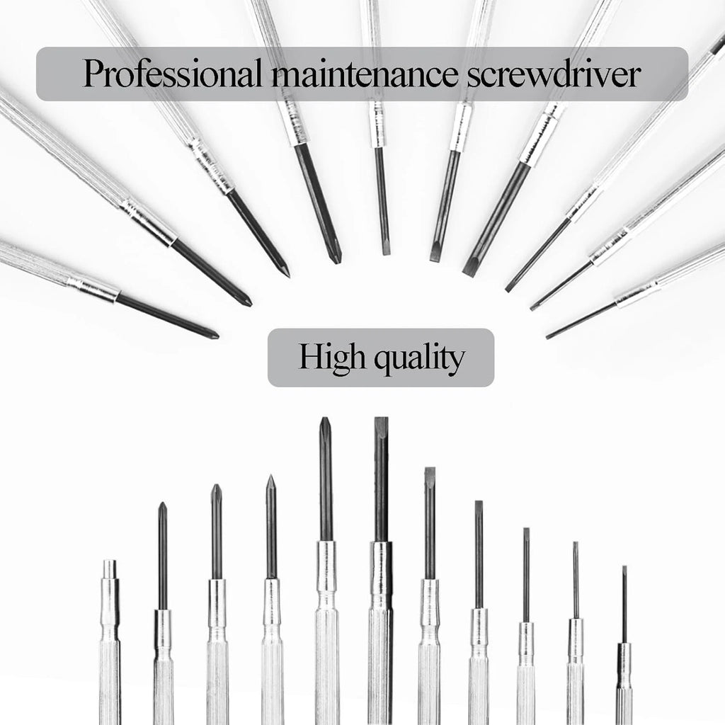 11PCS Small Precision Screwdriver Set, Premium Mini Screw Driver Set Kit, 6 Diff