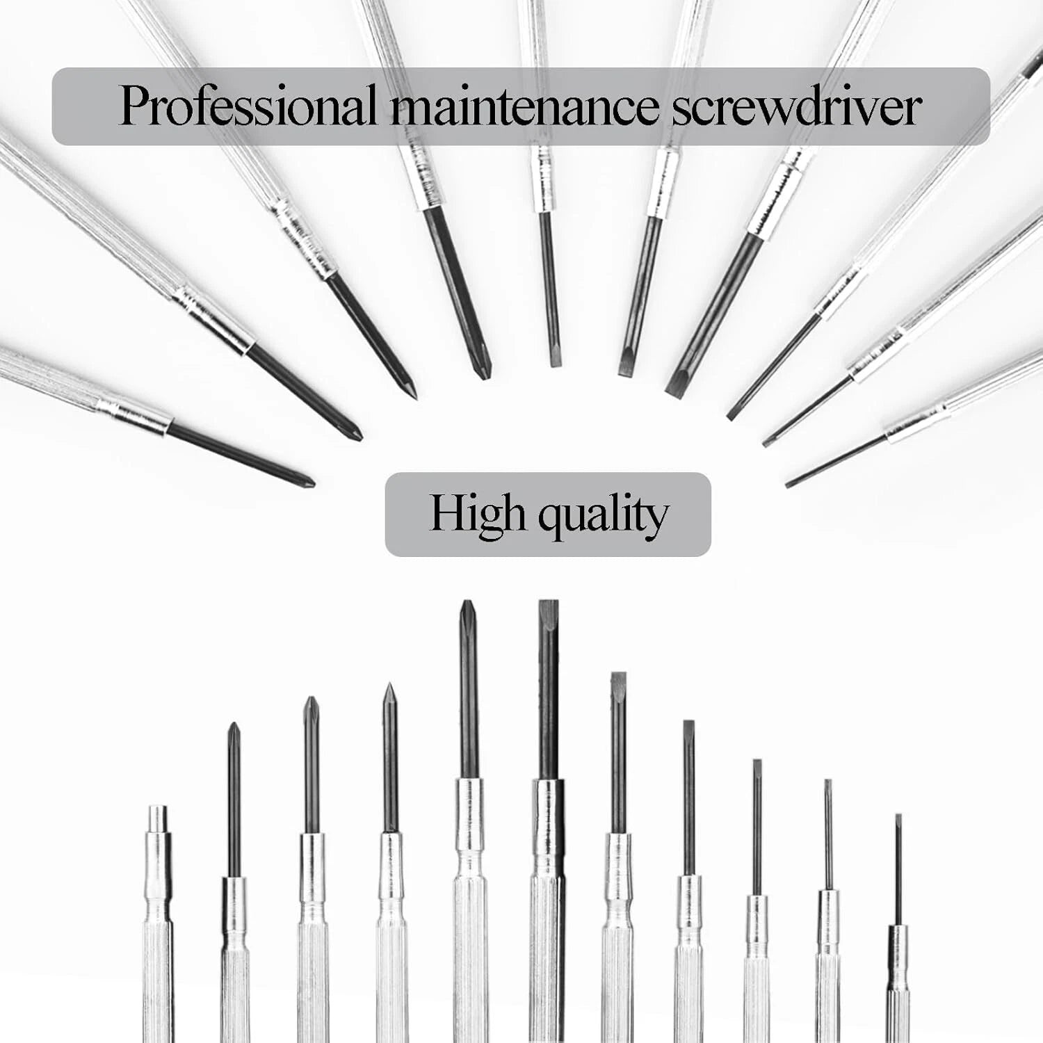 11PCS Small Precision Screwdriver Set, Premium Mini Screw Driver Set Kit, 6 Diff