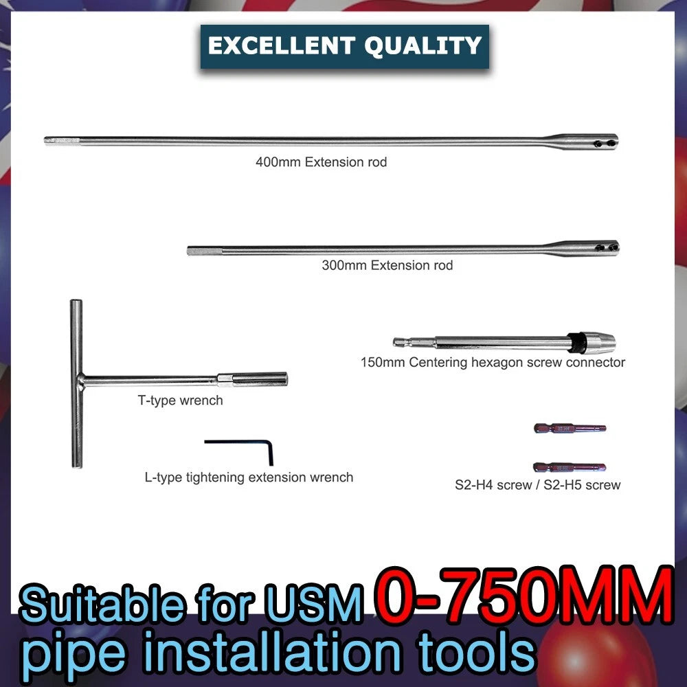For USM Haller Furniture Installation and removal Tool Wrench Set In-pipe tools