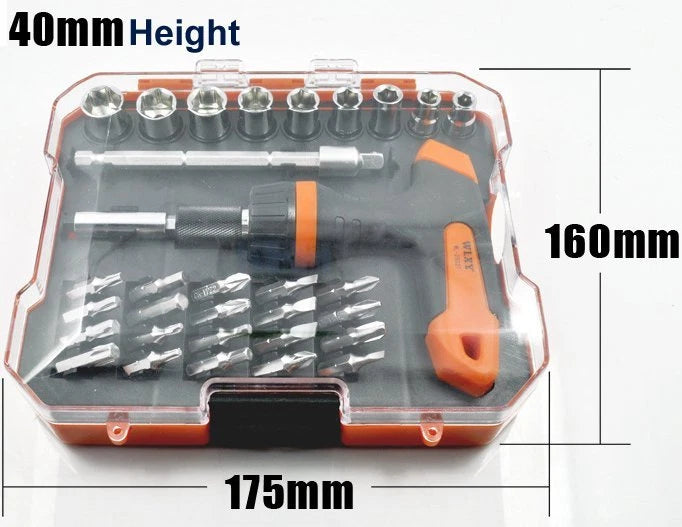32 in 1 Precision Hex Torx Ratchet Screwdriver Set Professional Repair Tool