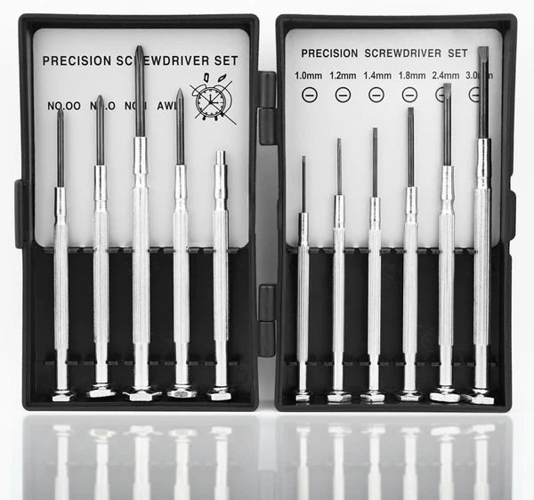 11PCS Small Precision Screwdriver Set, Premium Mini Screw Driver Set Kit, 6 Diff