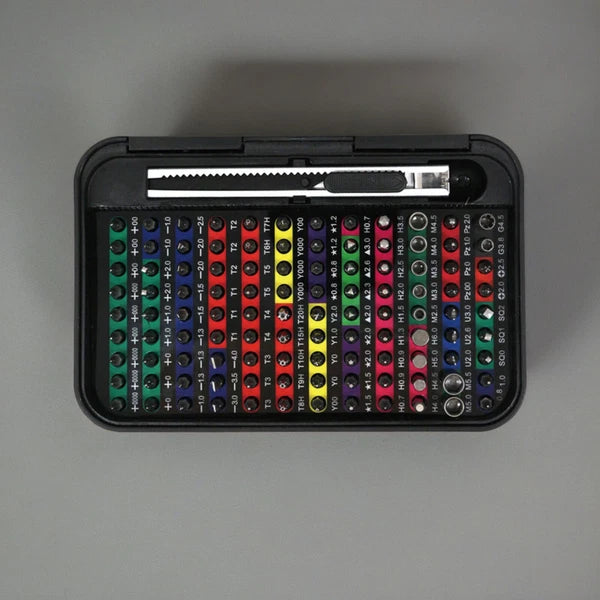 Precision Screwdriver Set with 108 Bits, 132 in 1 Small Screw Driver suits