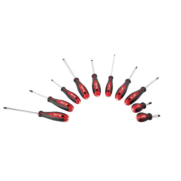 Combination Screwdriver Set with 1/4 In. Drive Sae/Metric Ratchet and Socket Mec