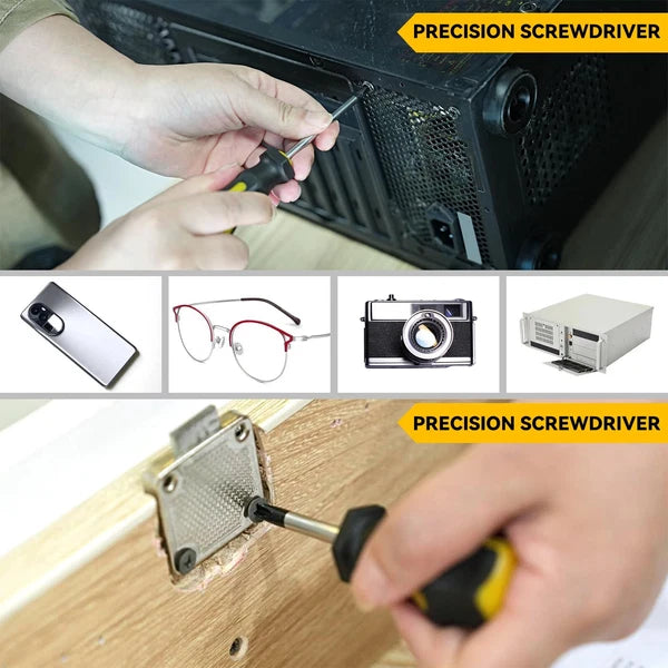 43-pc Magnetic Screwdriver Set w/ Case & Heat Shrink Repair Tool Kit