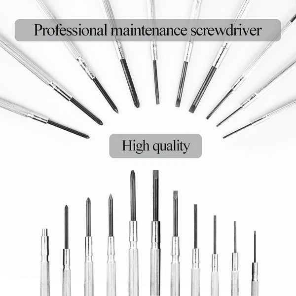 11PCS Small Precision Screwdriver Set, Premium Mini Screw Driver Set Kit, 6 Diff