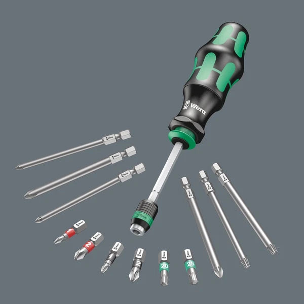 Wera KK20 Tool Finder 13 Pce Kraftform Screwdriver Bits & Pouch - 051017