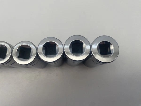 Blue Point 3/8” Deep Socket Set 10-19mm 12 Point 10pc Set As Sold By Snap On