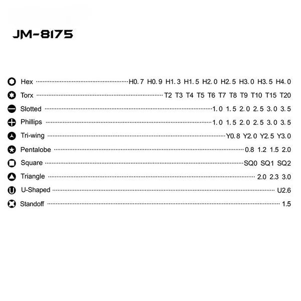 50 in 1 Screwdriver Set Torx Bits Magnetic Screw Driver Electronic Repair Tools