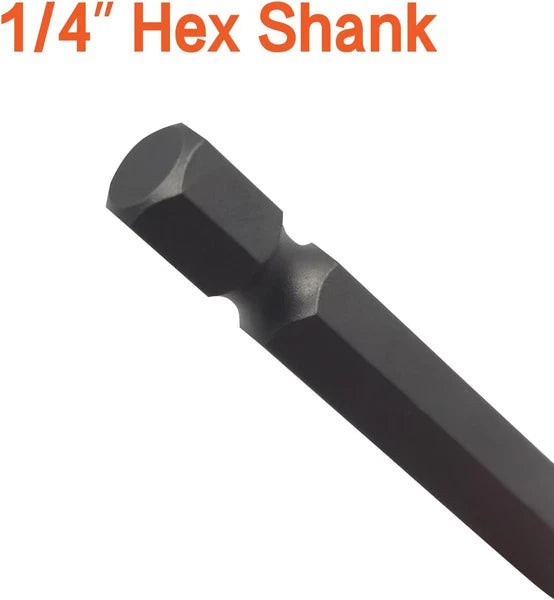 6Pcs 50Mm JIS Screwdriver Bit Set with Magnetic Tip,1/4 Hex Shank, S2 Alloy Stee