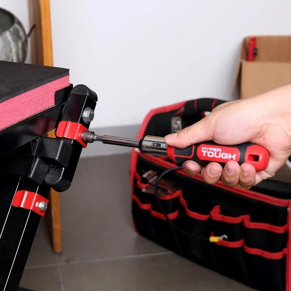 64 Piece Ratcheting Screwdriver & Nut Driver Set W/ Magnetic Tip Flex Extension