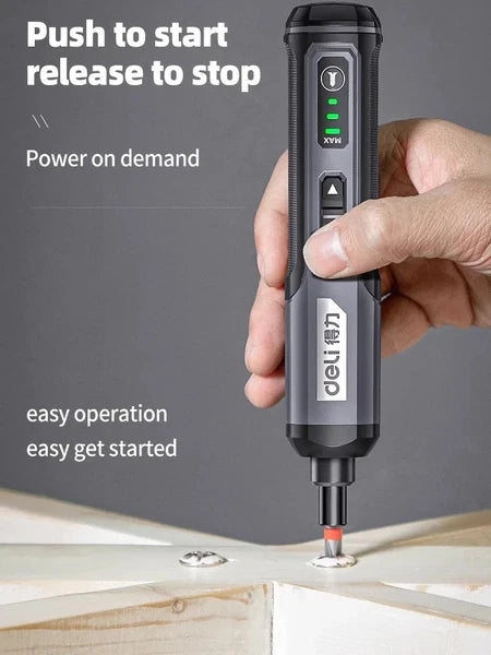 4V Electric Screwdriver Set USB Rechargeable 10/33 Bit Set Drill Multi-function