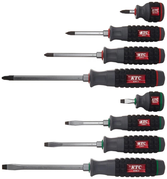 KTC  PLASTIC GRIP SCREWDRIVER SET (8pcs)  TPMD18