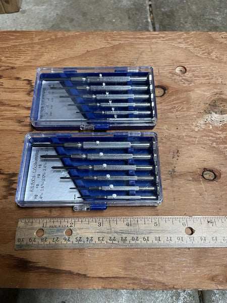 Vintage Archer Precision Screwdriver Set Lot Of 2, Flathead, Phillips With Cases