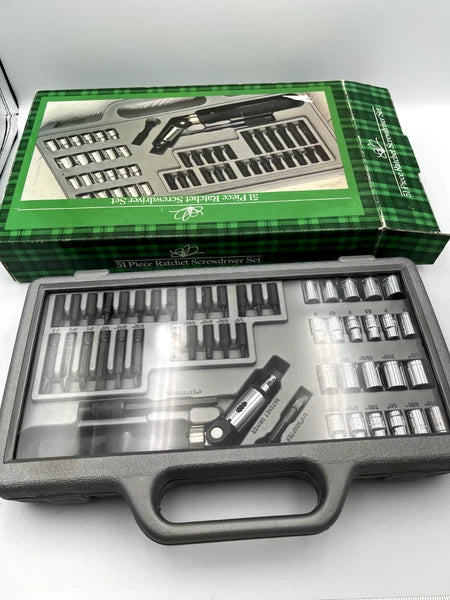 51 Piece Rachet Screwdriver Set 855004 w/ Holiday Packaging