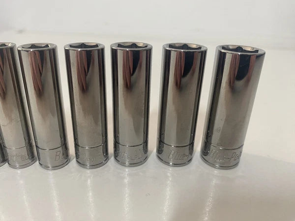 Blue Point 1/4" Deep Socket Set 4mm-13mm 10pc Set - As sold by Snap On
