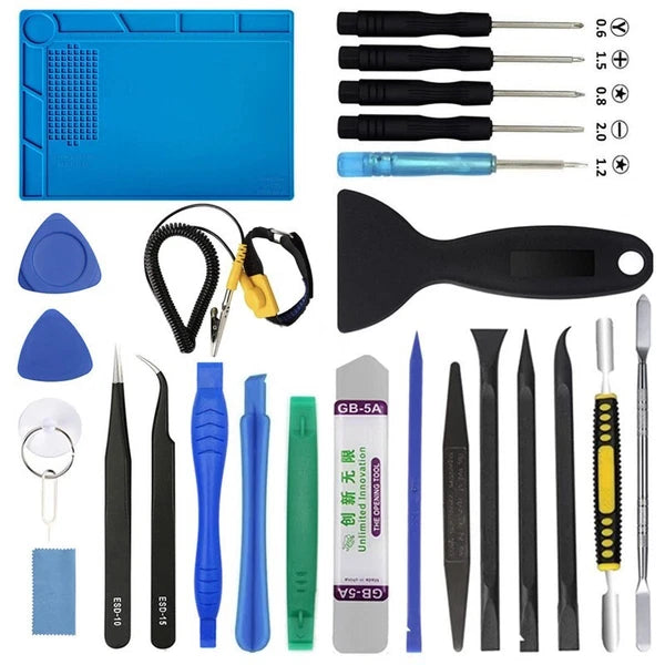Laptop repair tools for PC Computer Phone Screen Opening Spudger Pry Mat Kit Set