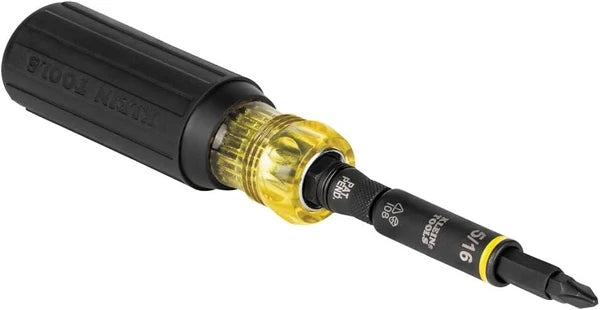 Klein Tools 32500HD Impact Rated Multi-Bit Screwdriver / Nut Driver, 11-in-1
