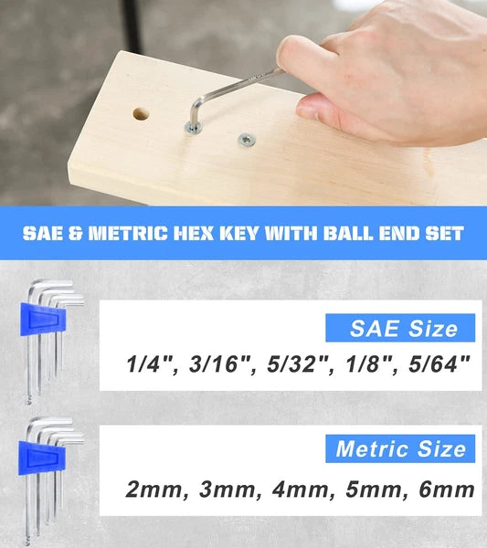 120-pieces Magnetic Screwdrivers Sets Includes Sockets, Slotted, Phillips, He...