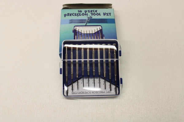 10 piece precision tool kit screwdrivers