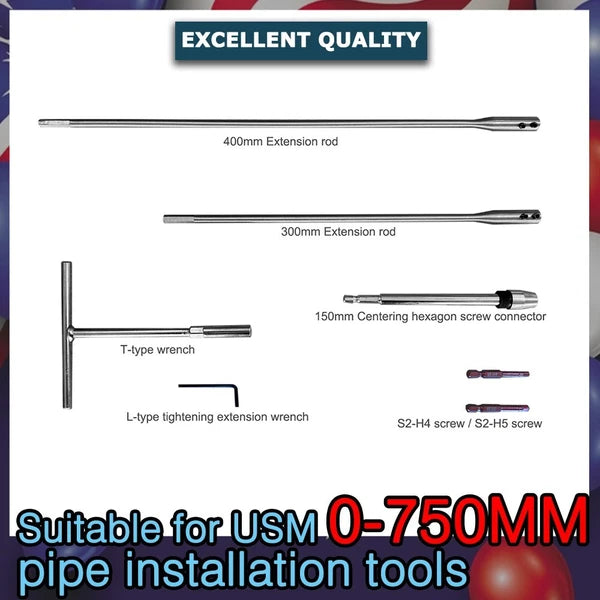 For USM Haller Furniture Installation and removal Tool Wrench Set In-pipe tools