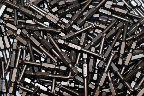 (25) Lexar Quick Change T20 Torx Star Drive Power Bits 2" Impact Duty S2 Drivers